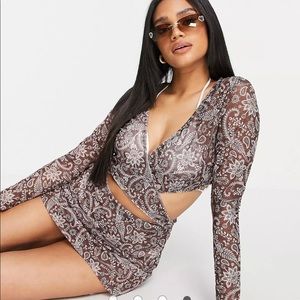 NEW Cover-up mini dress